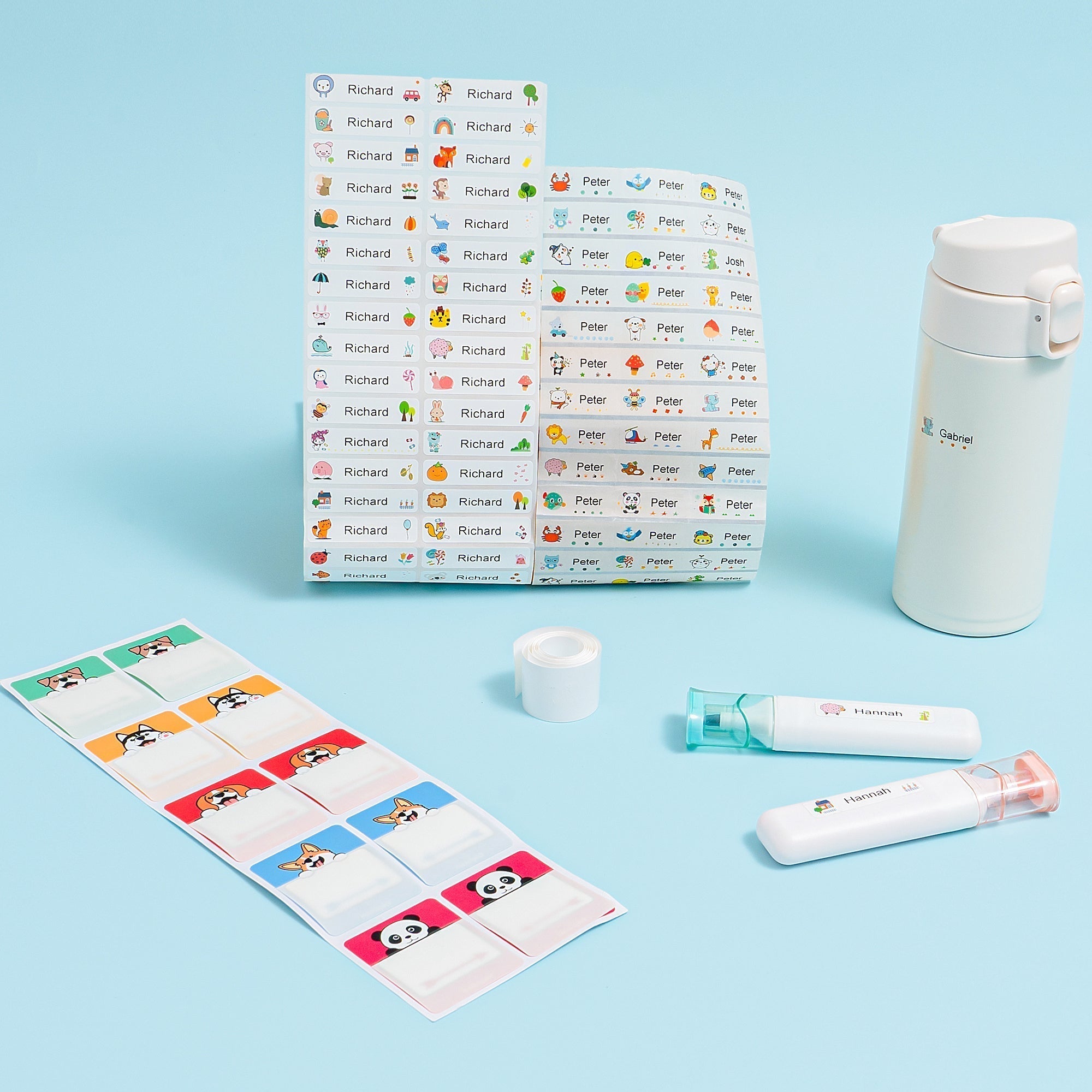 KiddoCarimbo™ - Kit Completo de Rotulagem