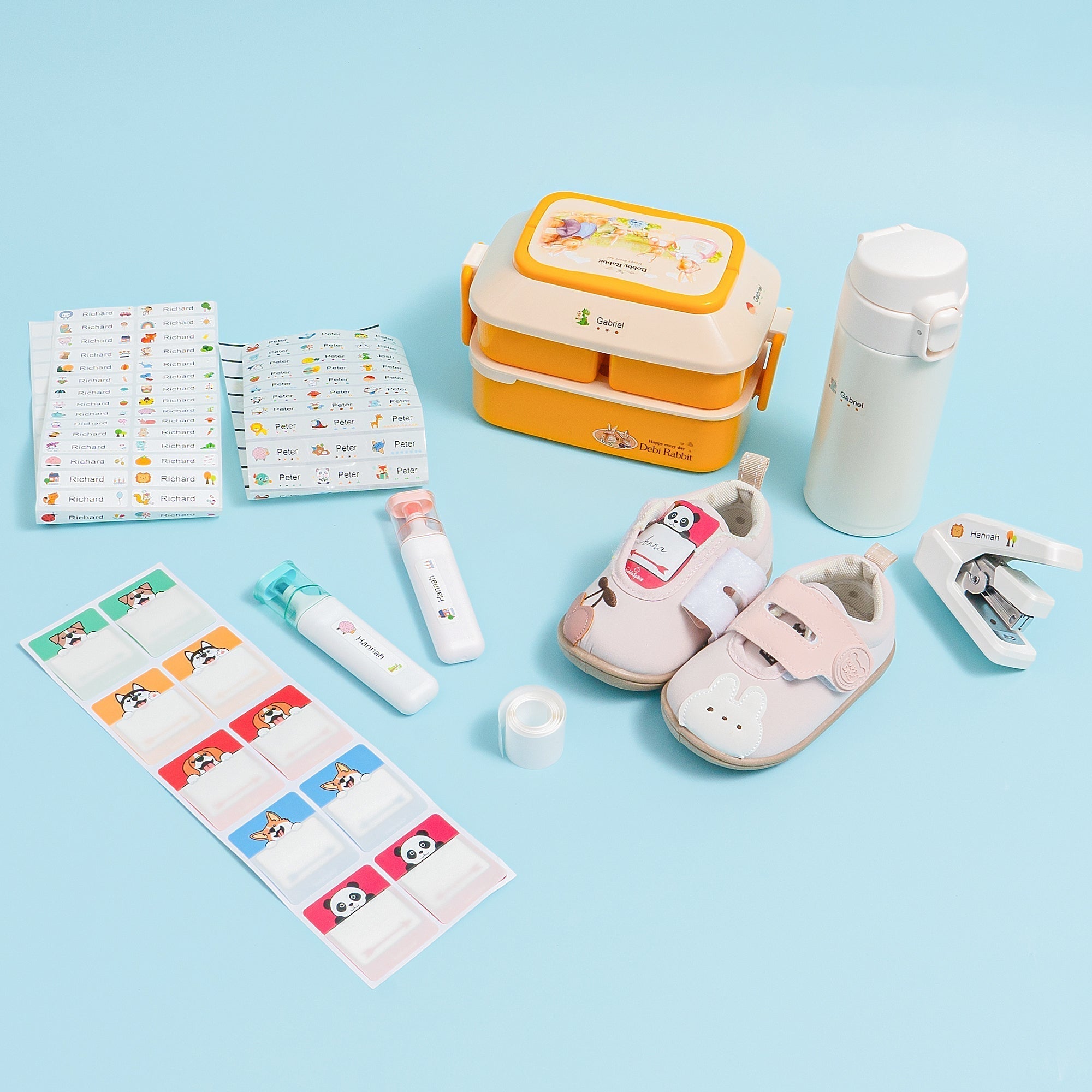 KiddoCarimbo™ - Kit Completo de Rotulagem