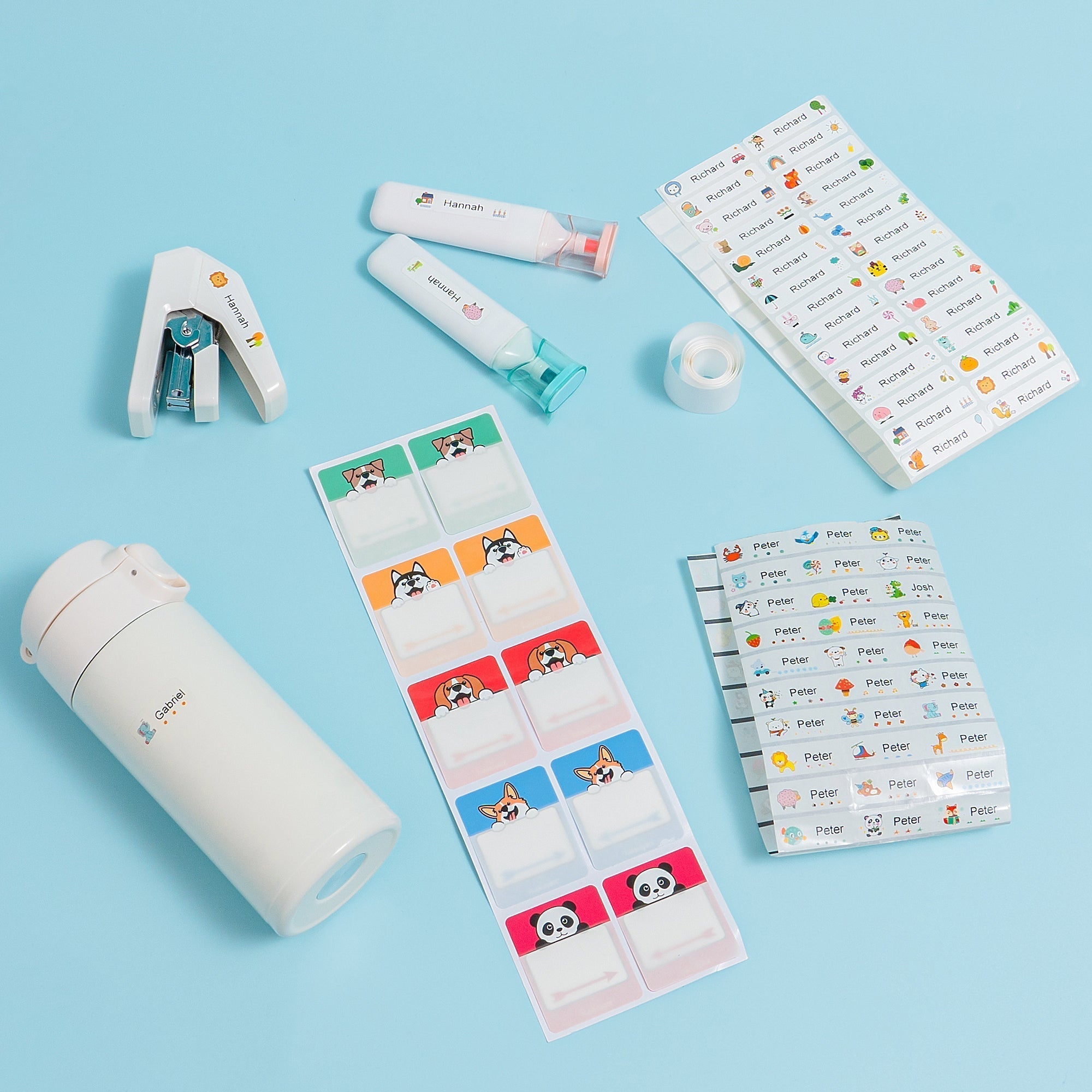 KiddoCarimbo™ - Kit Completo de Rotulagem