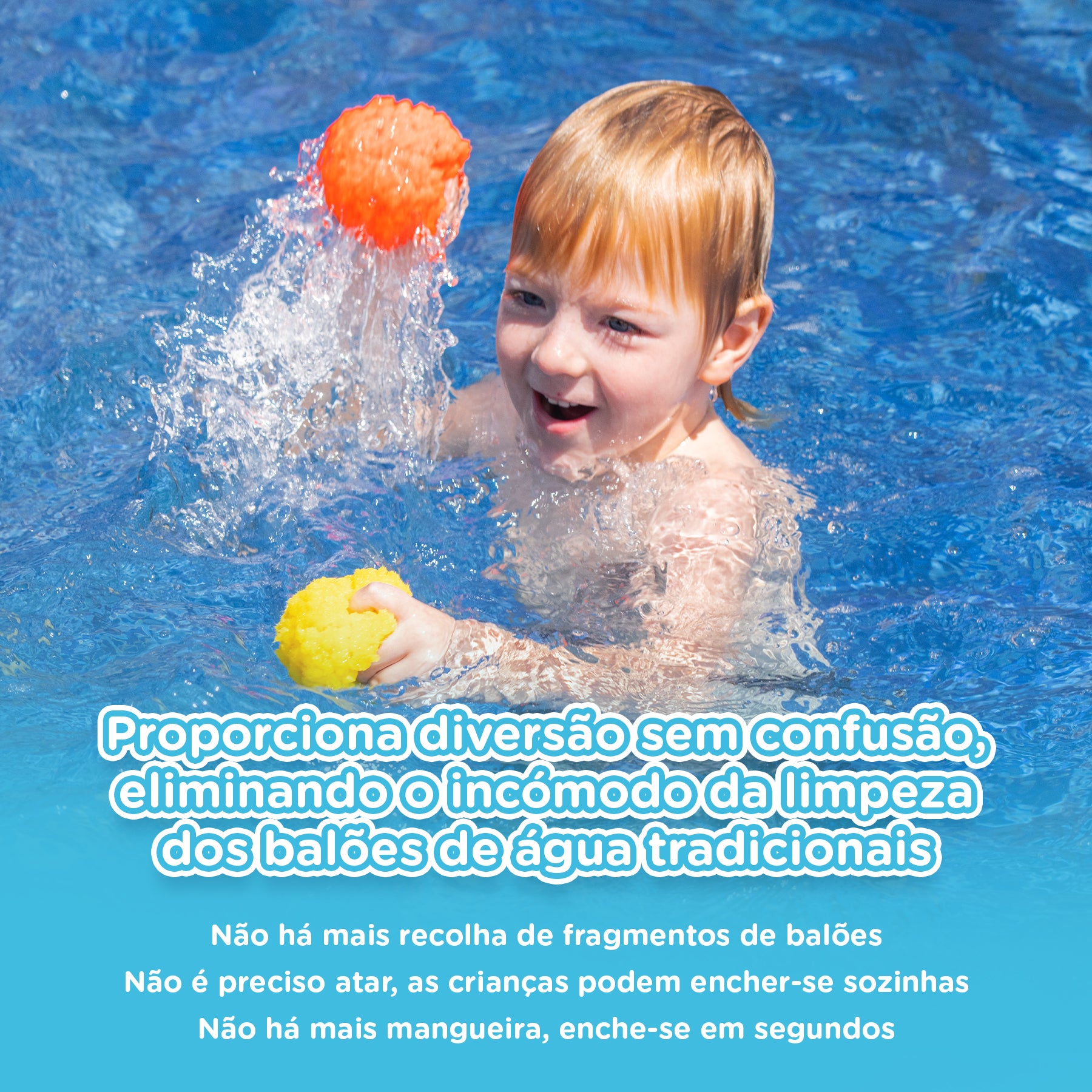 Bolas de Esponja Reutilizáveis KiddoSpace (Compre 10 bolas Ganhe 20 Grátis)