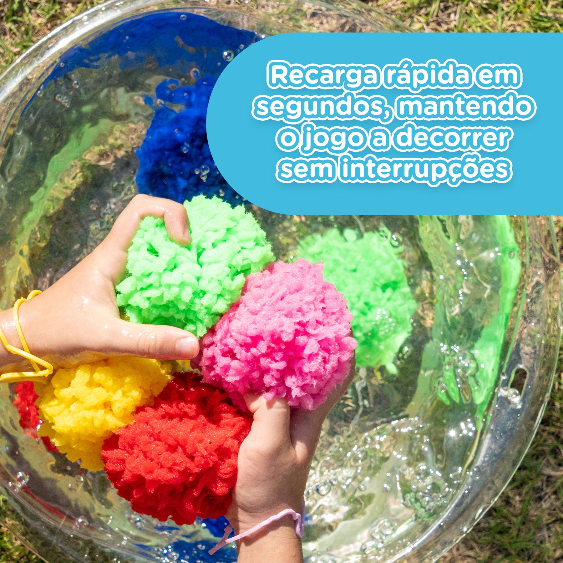 Bolas de Esponja Reutilizáveis KiddoSpace (Compre 10 bolas Ganhe 20 Grátis)