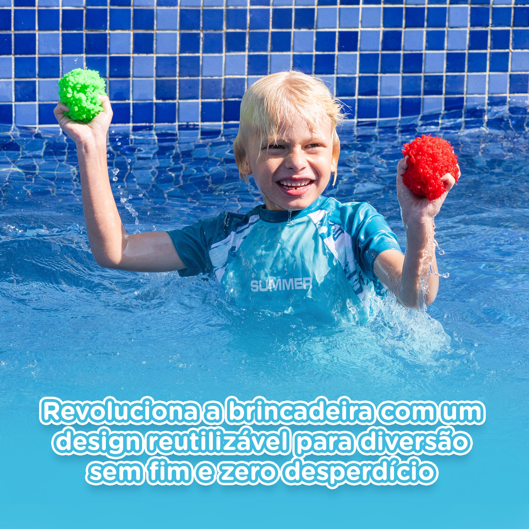 Bolas de Esponja Reutilizáveis KiddoSpace (Compre 10 bolas Ganhe 20 Grátis)