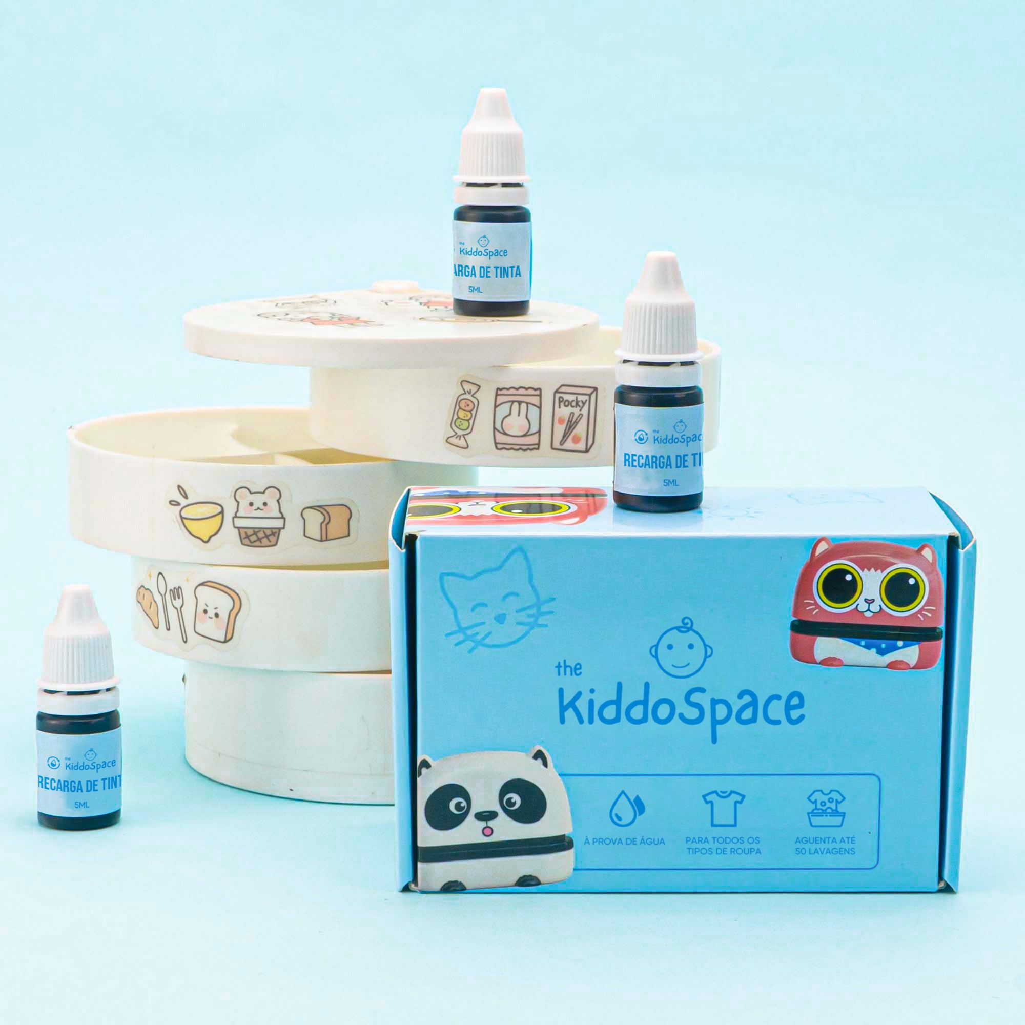 Recarga de tinta preta (5ml)